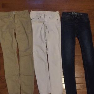 3 pairs of comfortable jeggings! Like new